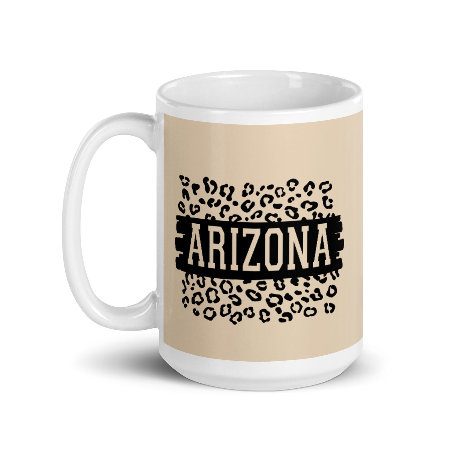 Arizona White glossy mug