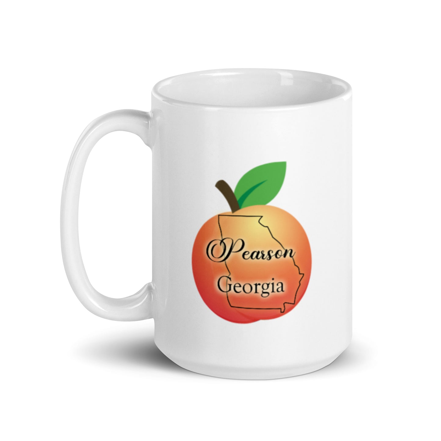 Pearson Georgia White glossy mug