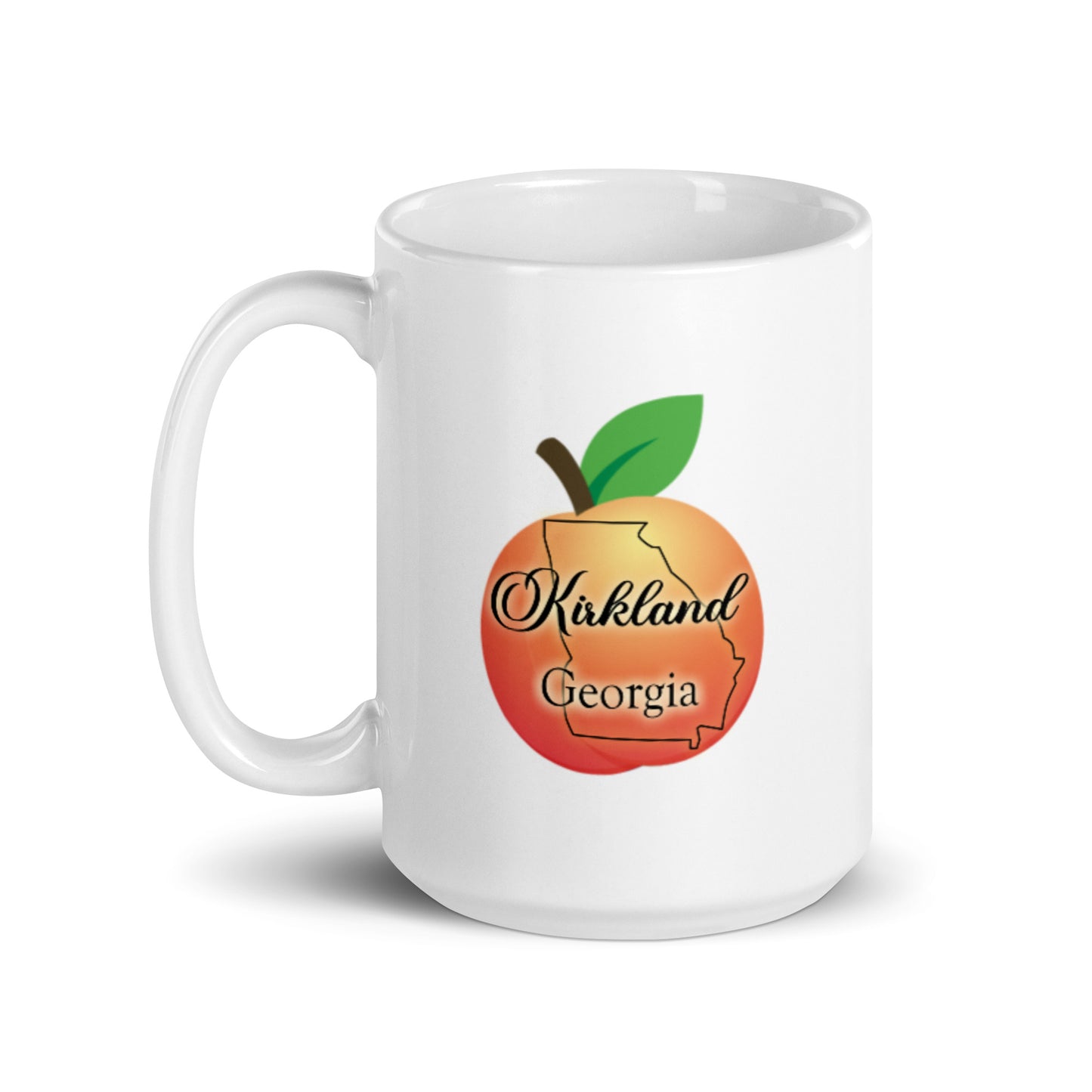 Kirkland Georgia White glossy mug