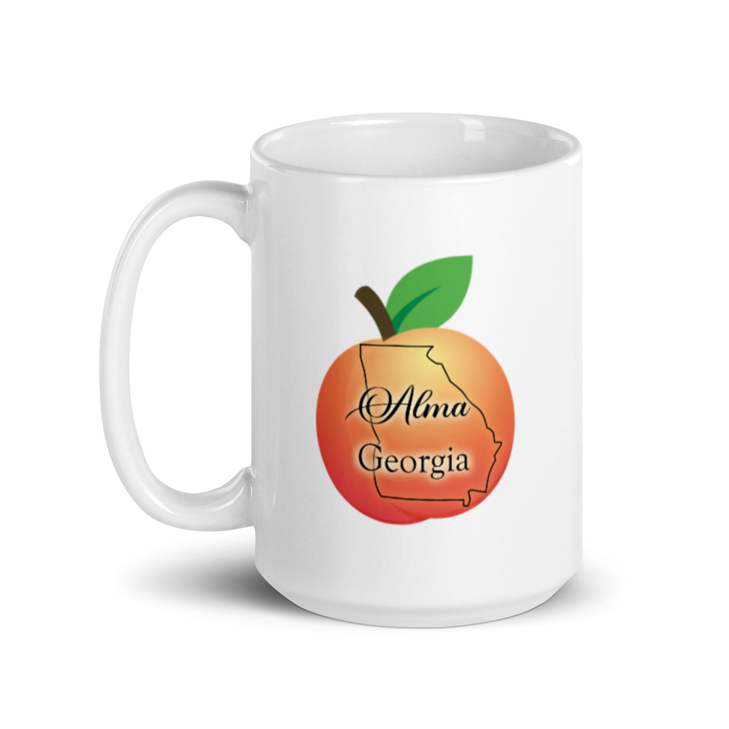 Alma Georgia White glossy mug