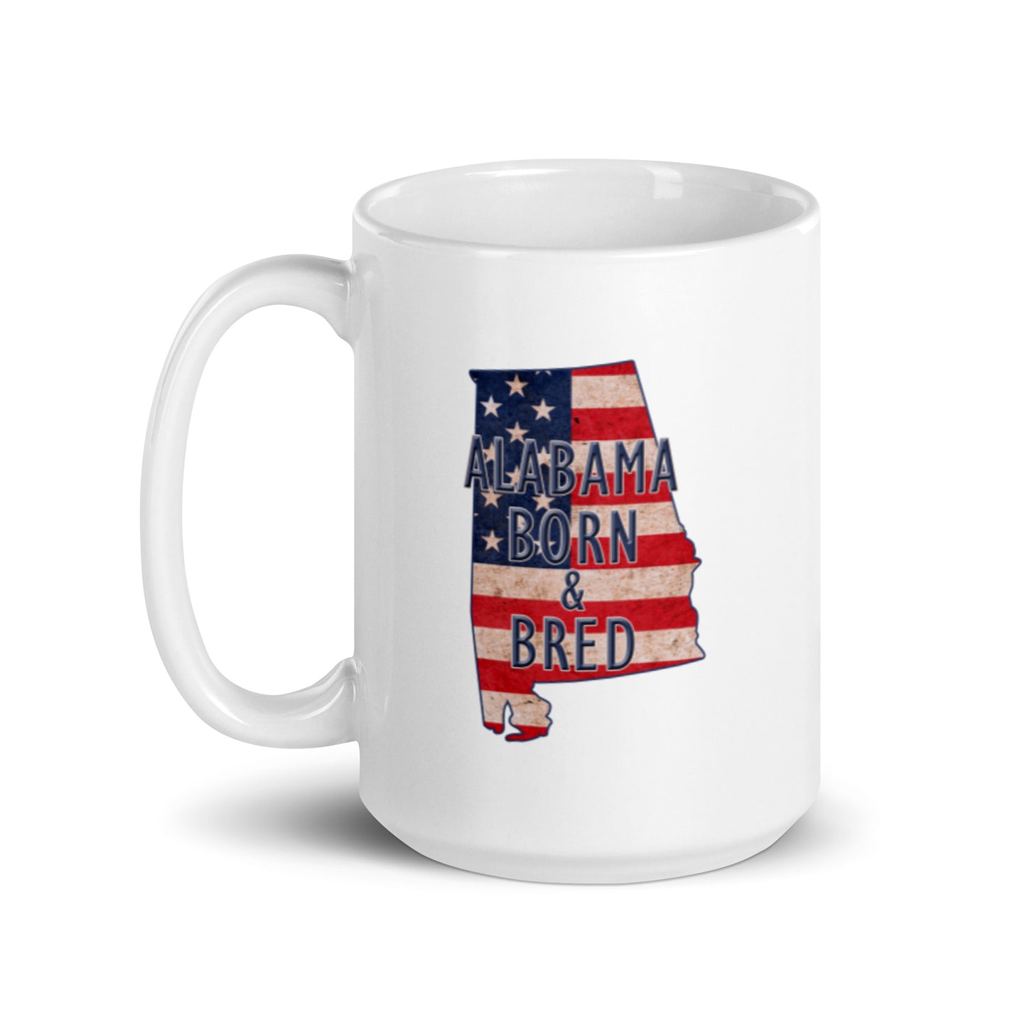 Alabama White glossy mug