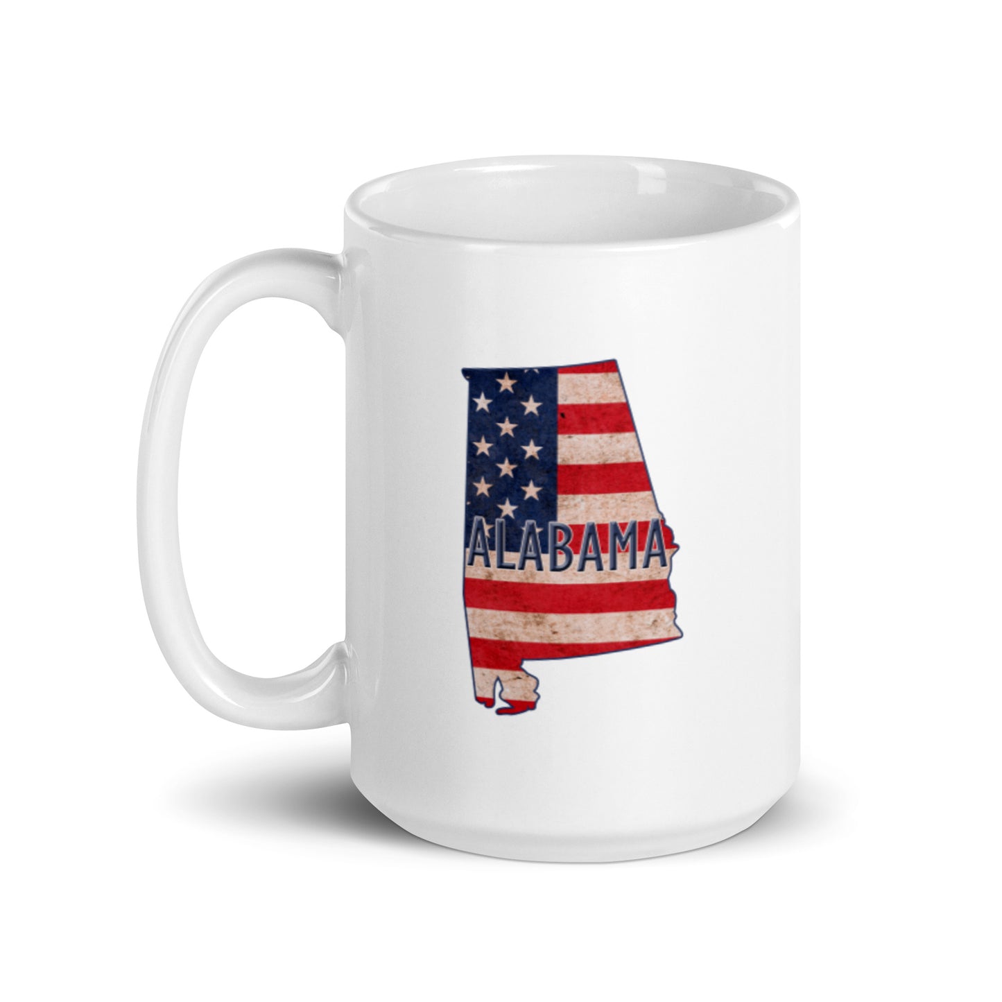 Alabama White glossy mug