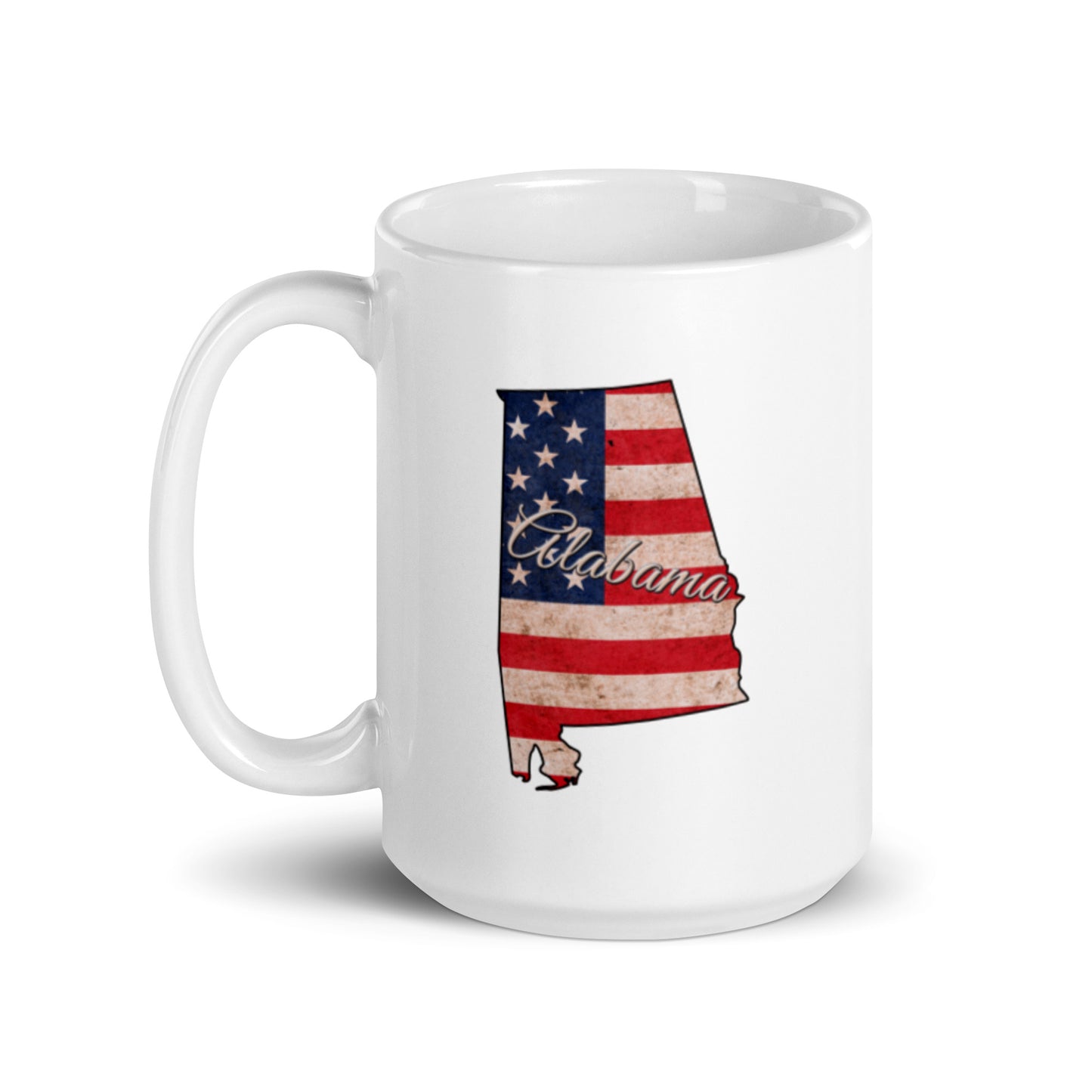 Alabama White glossy mug