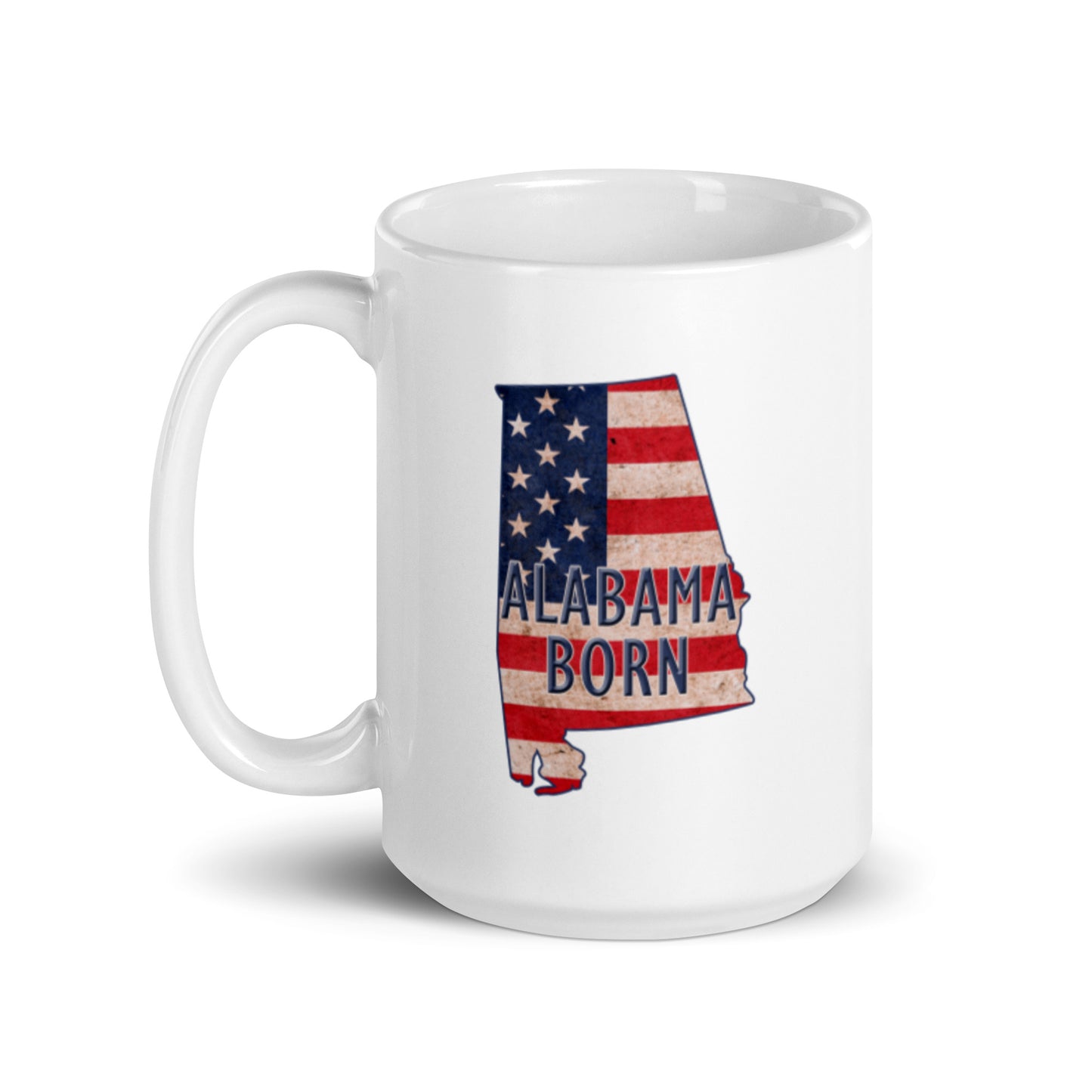 Alabama White glossy mug