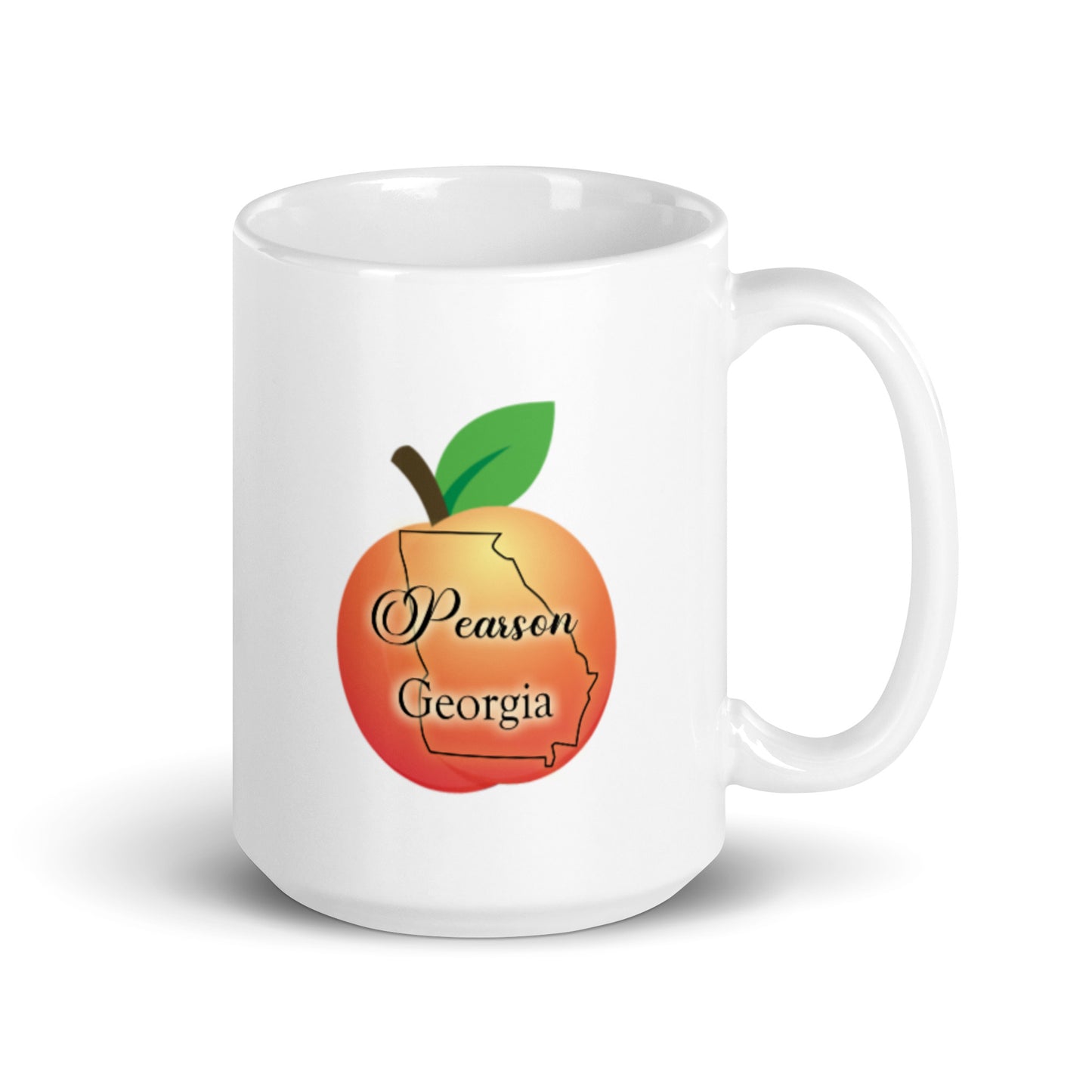 Pearson Georgia White glossy mug
