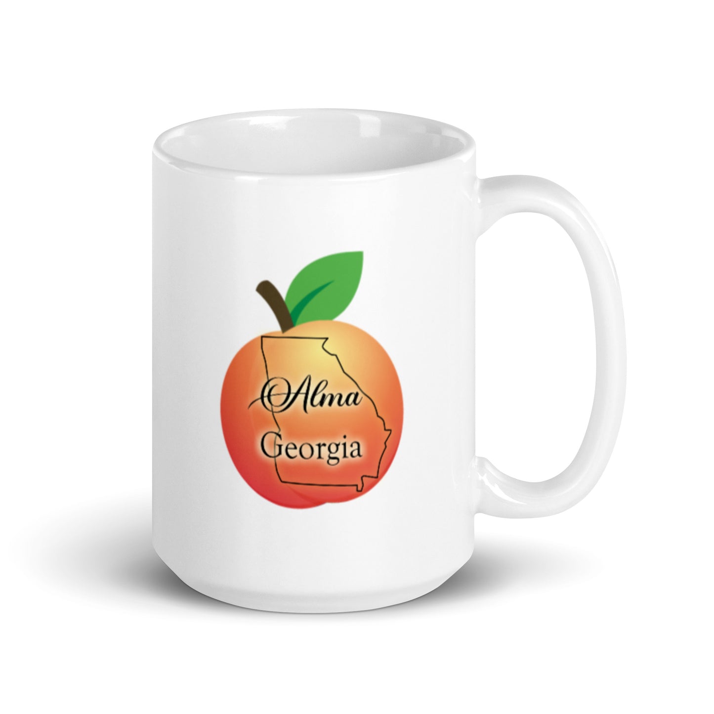 Alma Georgia White glossy mug