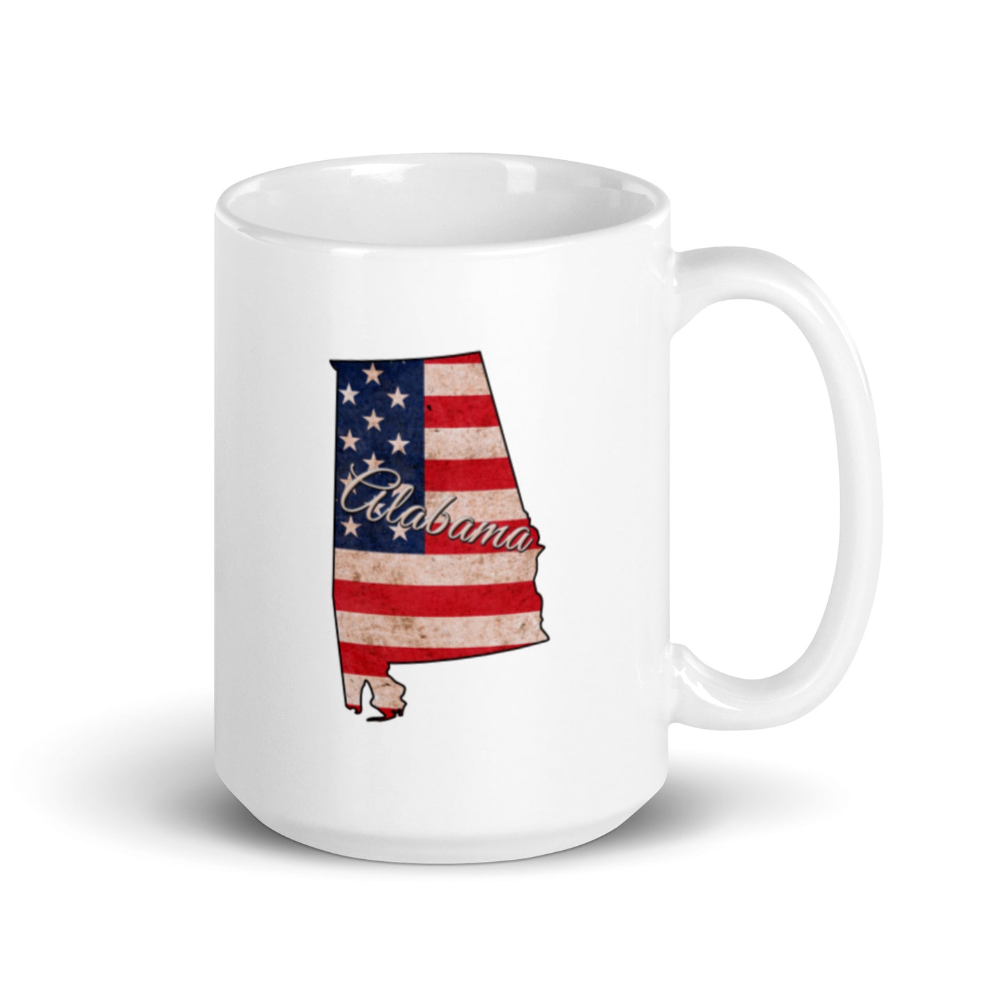 Alabama White glossy mug