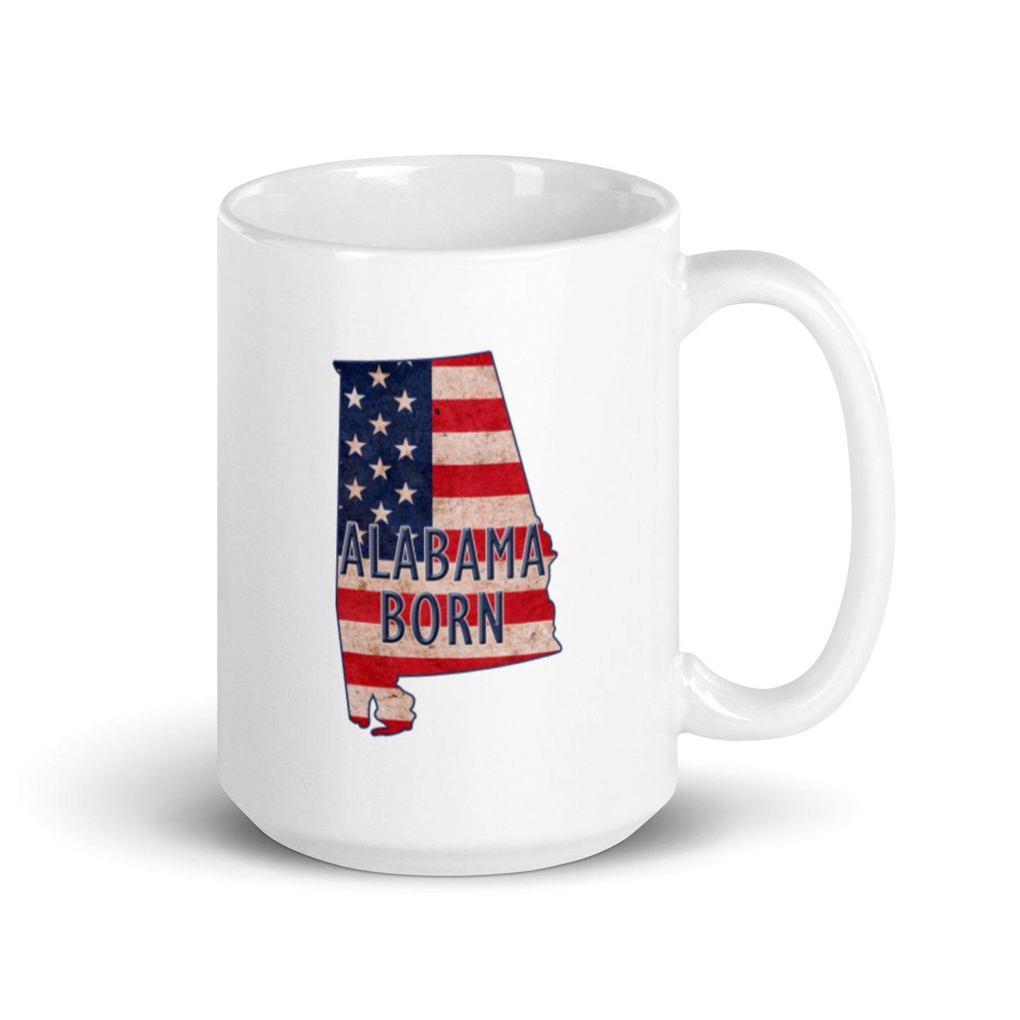 Alabama White glossy mug