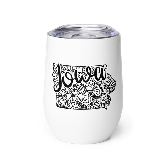 Iowa Wine tumbler