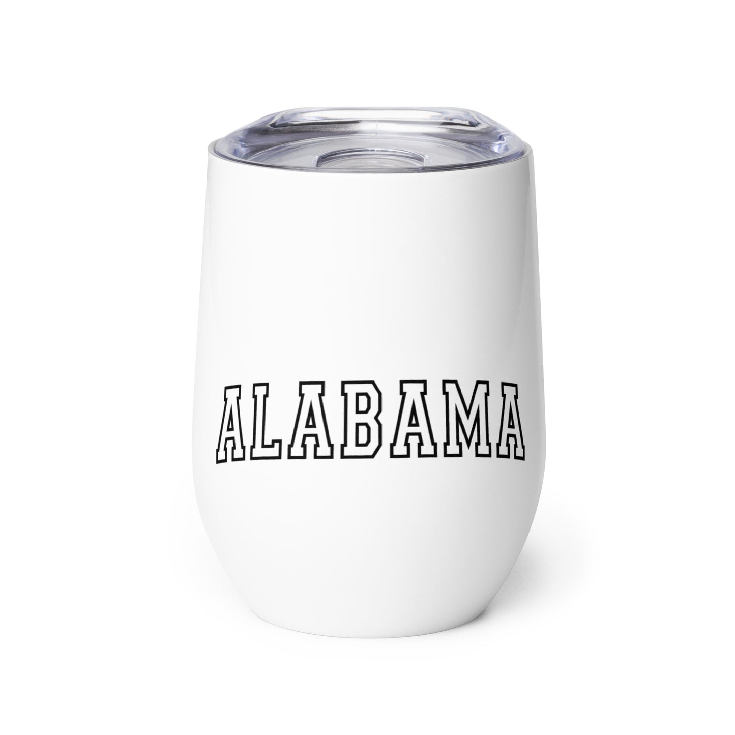 Alabama Varsity Letters Wine tumbler