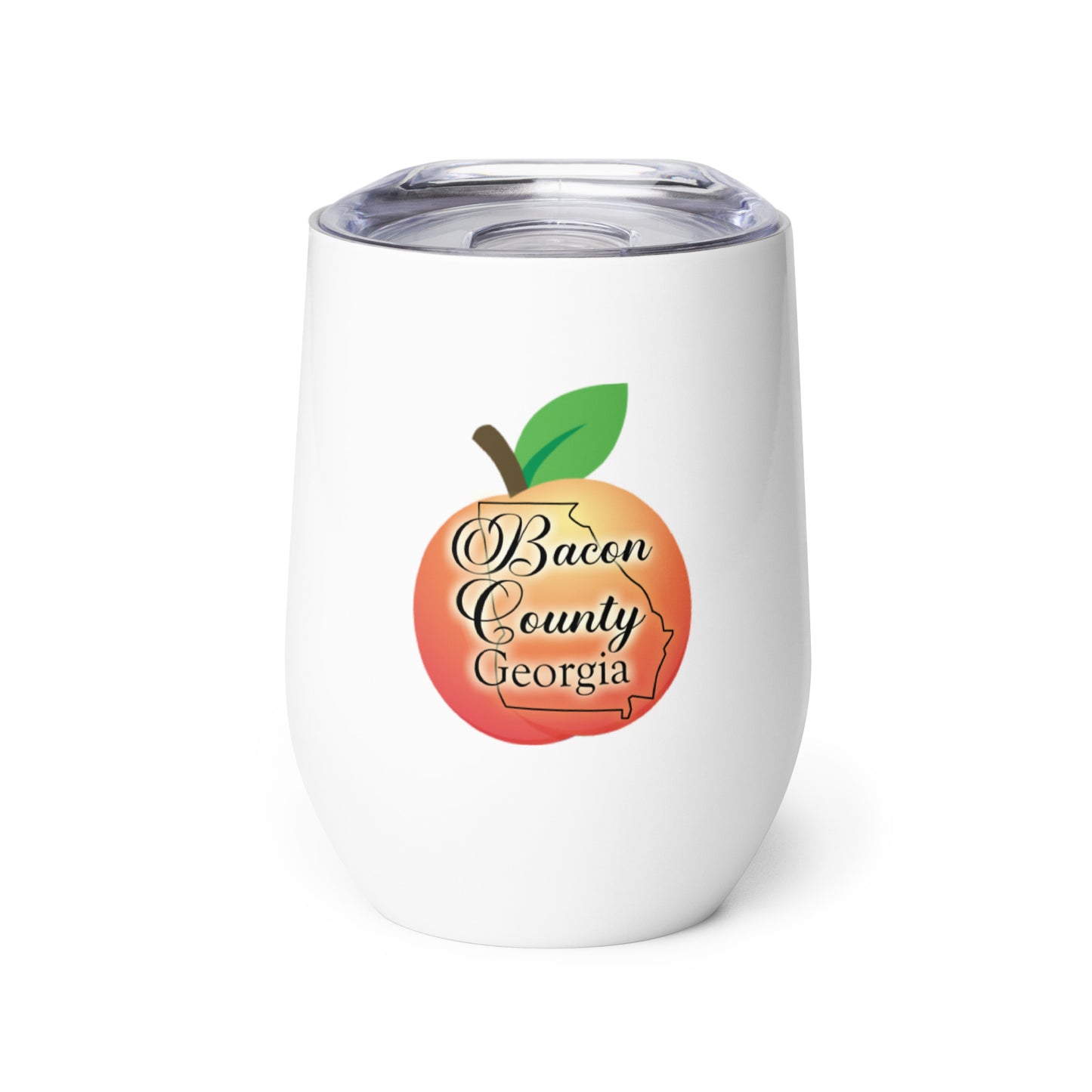 Bacon County Georgia Wine tumbler