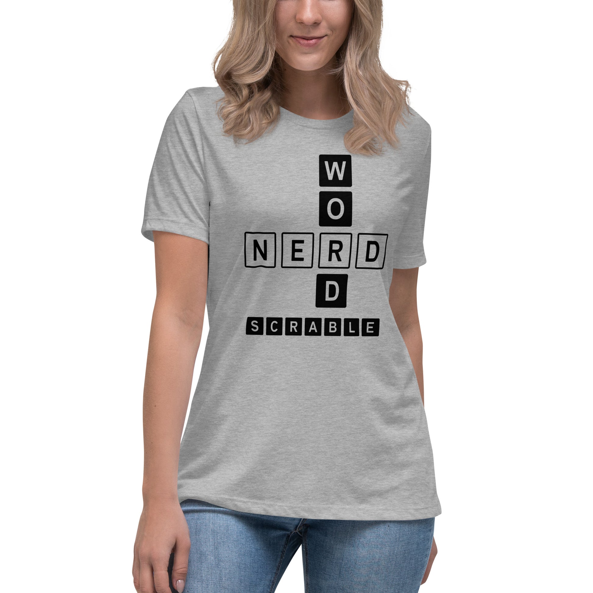 Word Nerd Scrabble Women's Relaxed T-Shirt