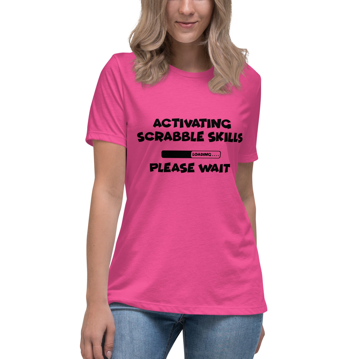 Activating Scrabble Skills Please Wait T-shirt