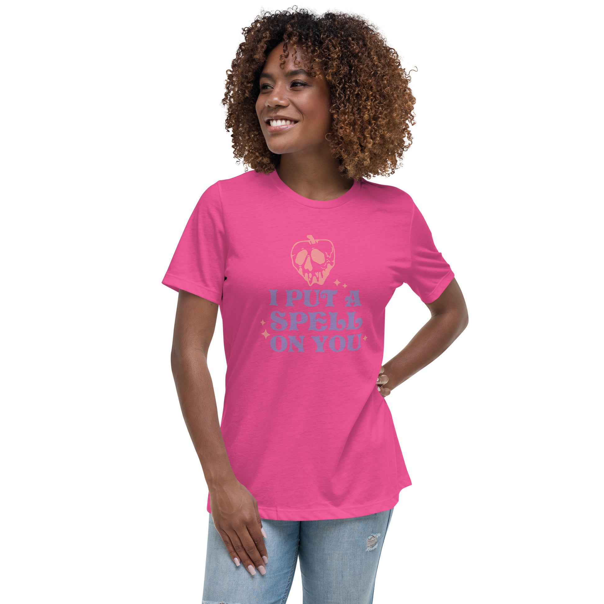 I Put a Spell on You Halloween Women's Relaxed T-Shirt Tee Tshirt