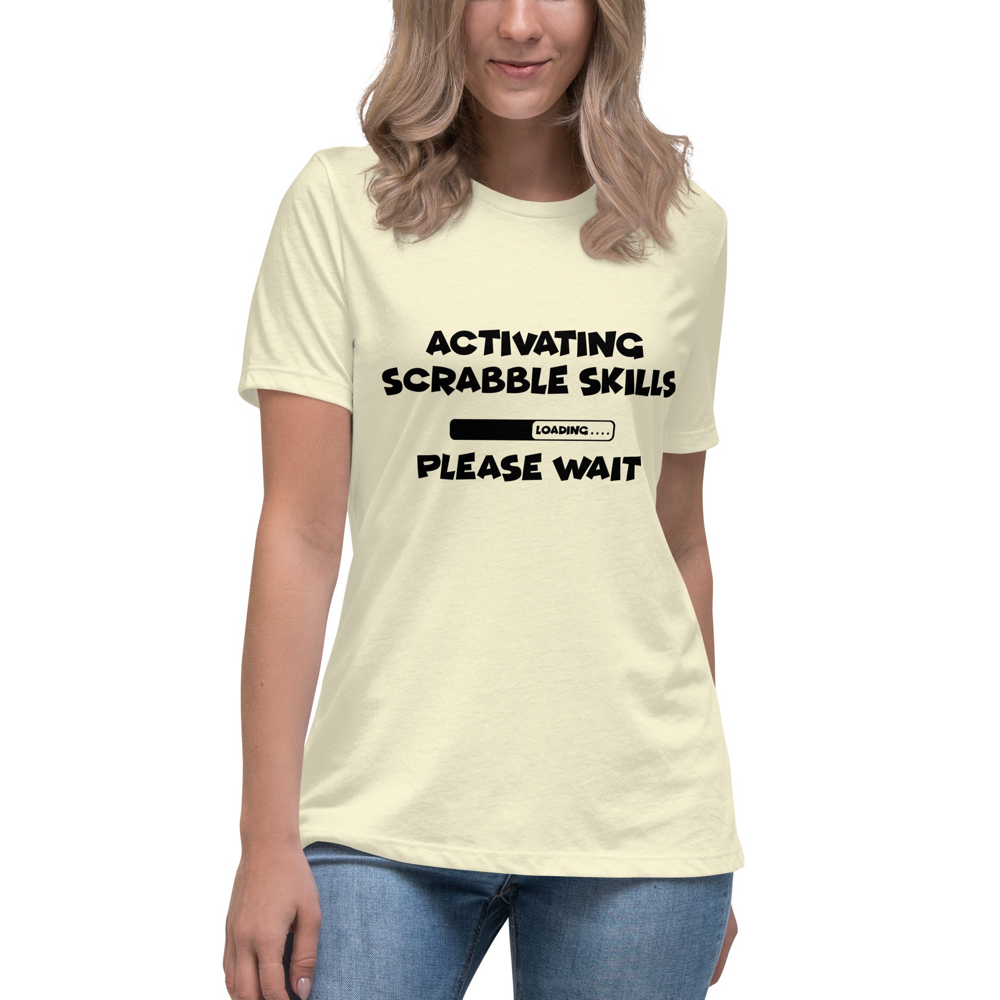 Activating Scrabble Skills Please Wait T-shirt
