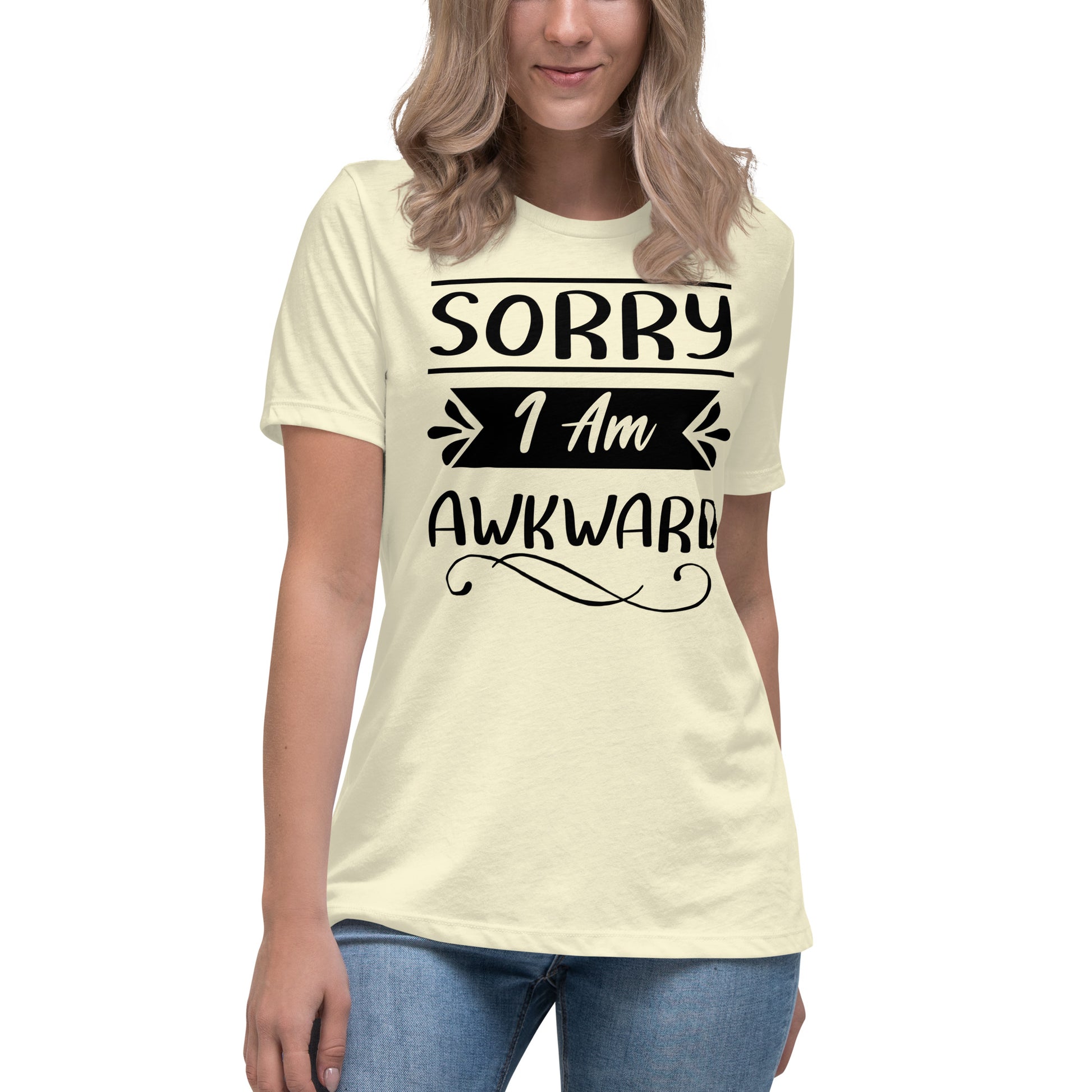 Sorry I Am Awkward Women's Relaxed T-Shirt