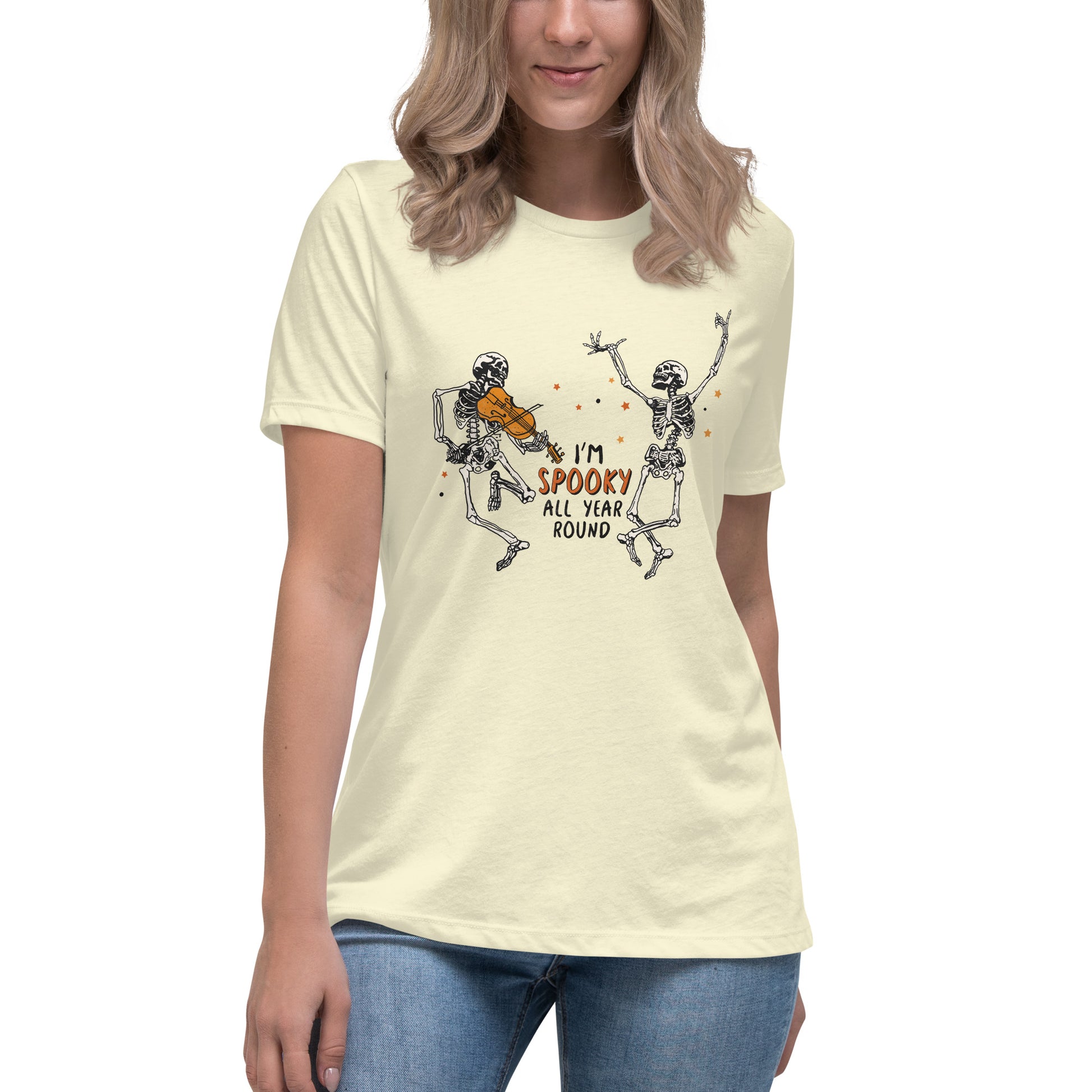 I'm Spooky All Year Round Women's Relaxed T-Shirt Tee Tshirt