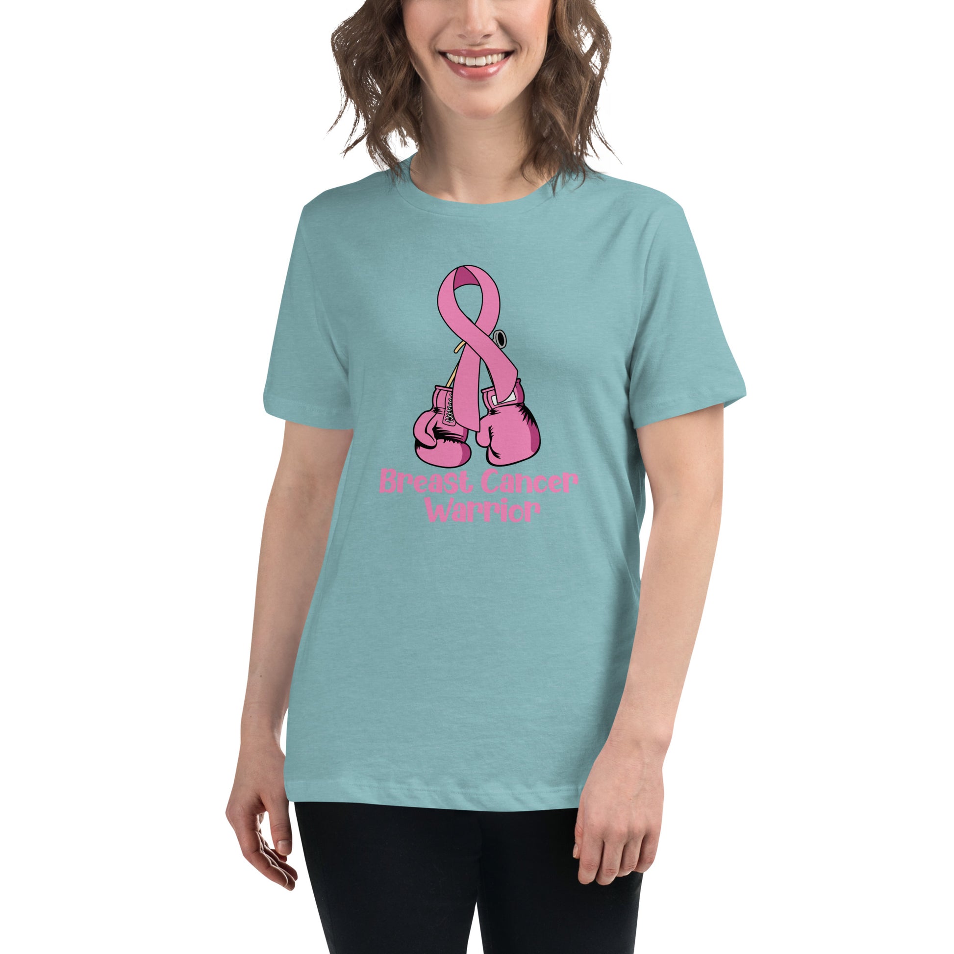Breast Cancer Warrior Women's Relaxed Tshirt