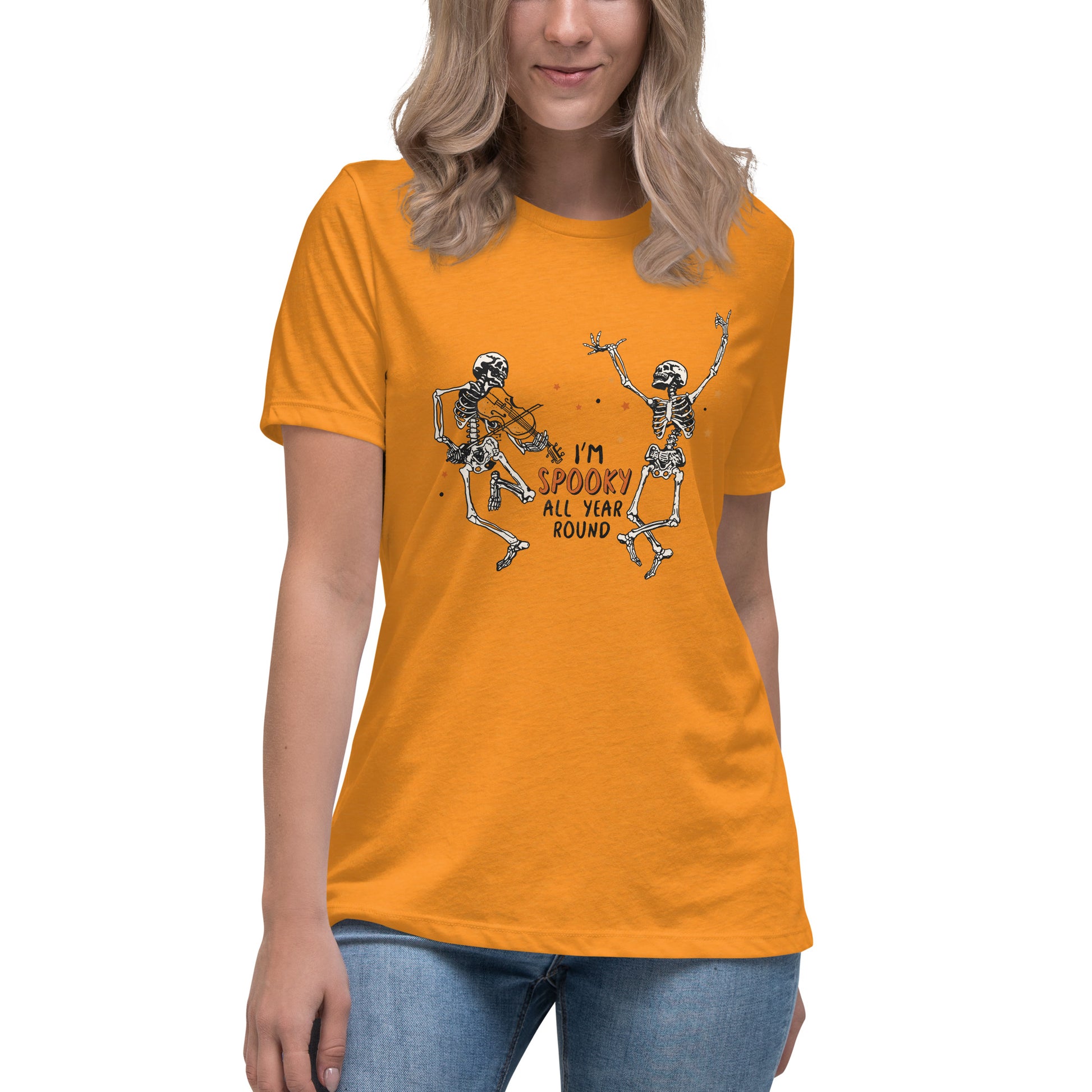 I'm Spooky All Year Round Women's Relaxed T-Shirt Tee Tshirt