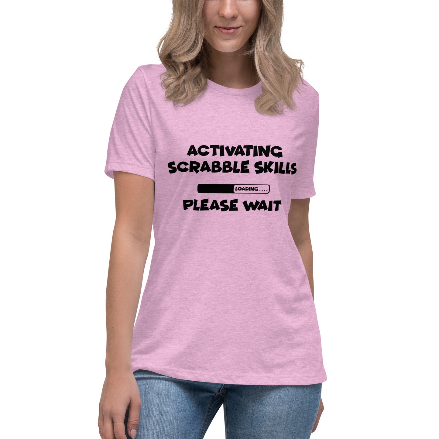 Activating Scrabble Skills Please Wait T-shirt