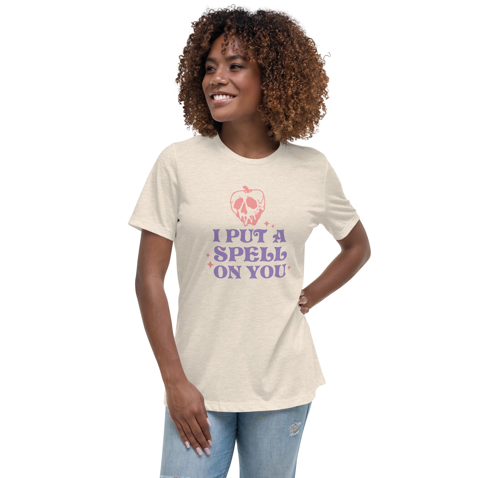 I Put a Spell on You Halloween Women's Relaxed T-Shirt Tee Tshirt
