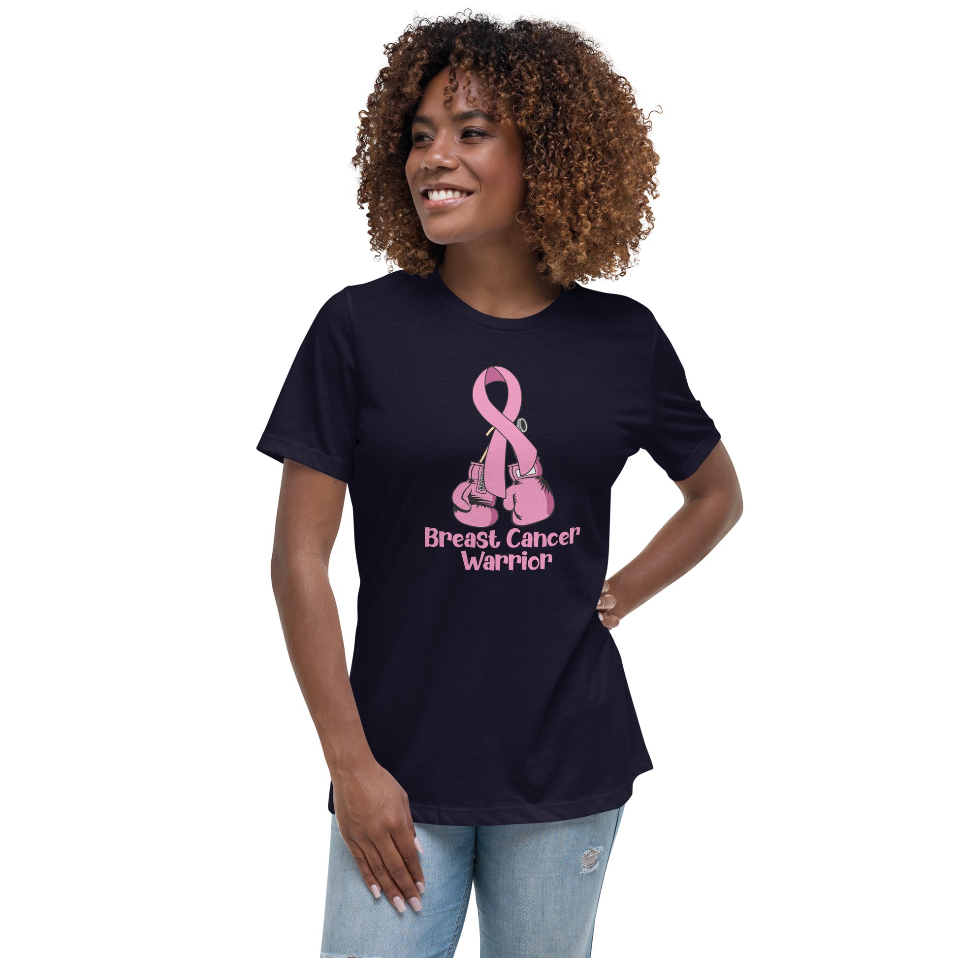 Breast Cancer Warrior Women's Relaxed Tshirt