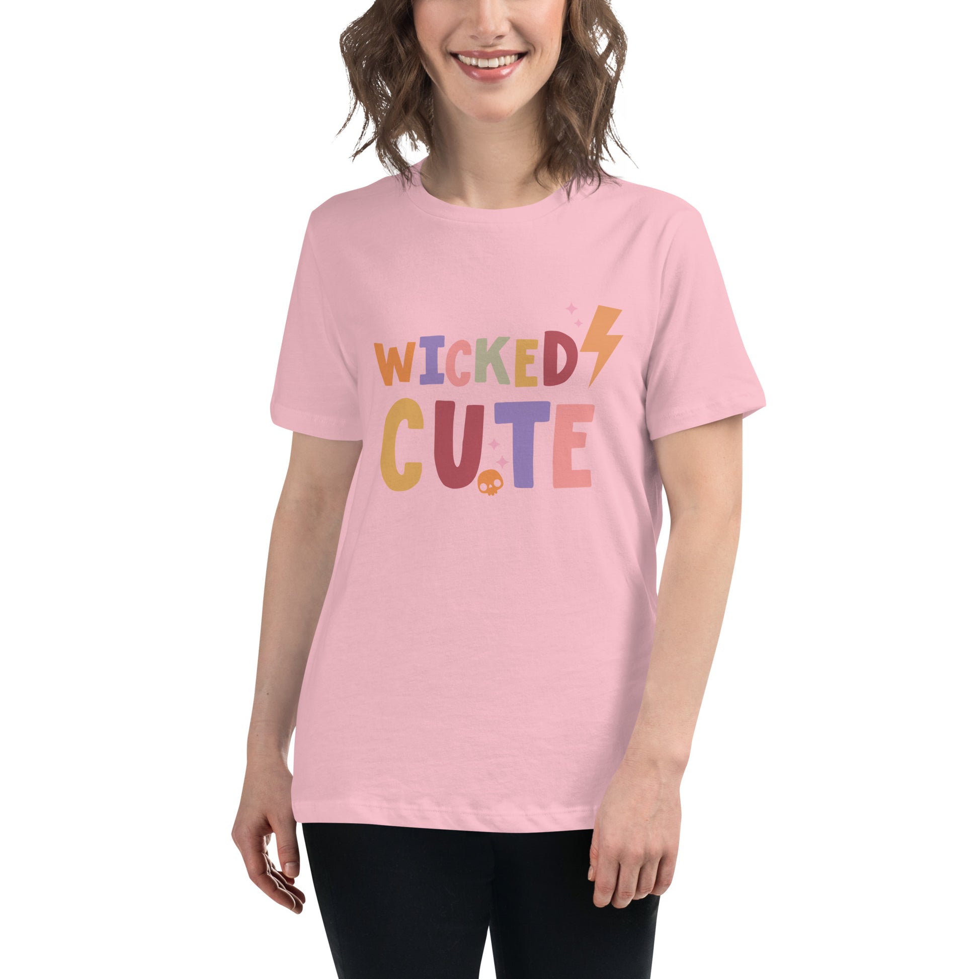Wicked Cute Halloween Women's Relaxed T-Shirt Tee Tshirt