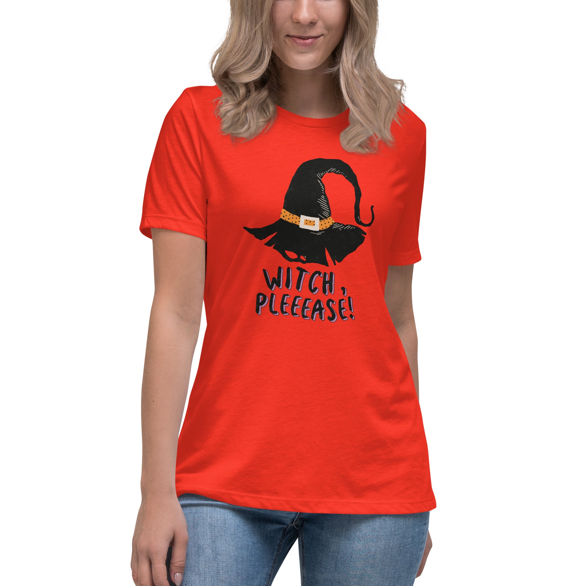 Witch Please! Women's Relaxed T-Shirt Tee Tshirt