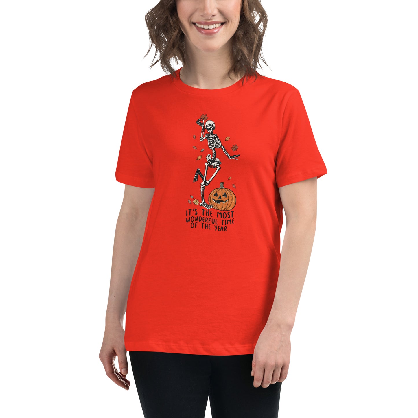 It's the Most Wonderful Time of the Year Halloween Women's Relaxed T-Shirt Tee Tshirt