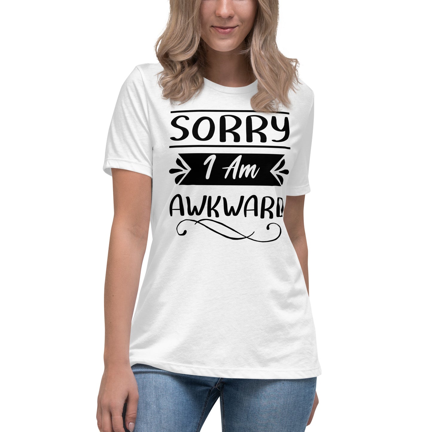 Sorry I Am Awkward Women's Relaxed T-Shirt