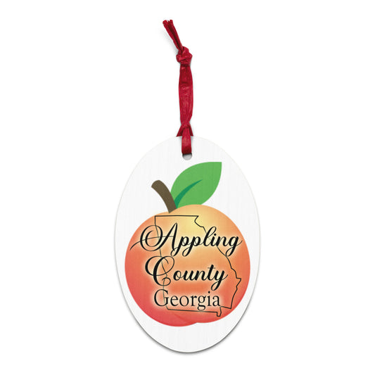 Appling County Georgia Wooden ornaments