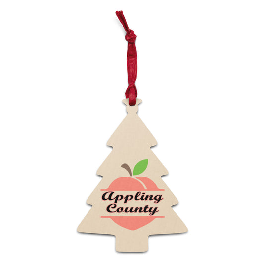 Appling County Georgia Tree Wooden ornaments