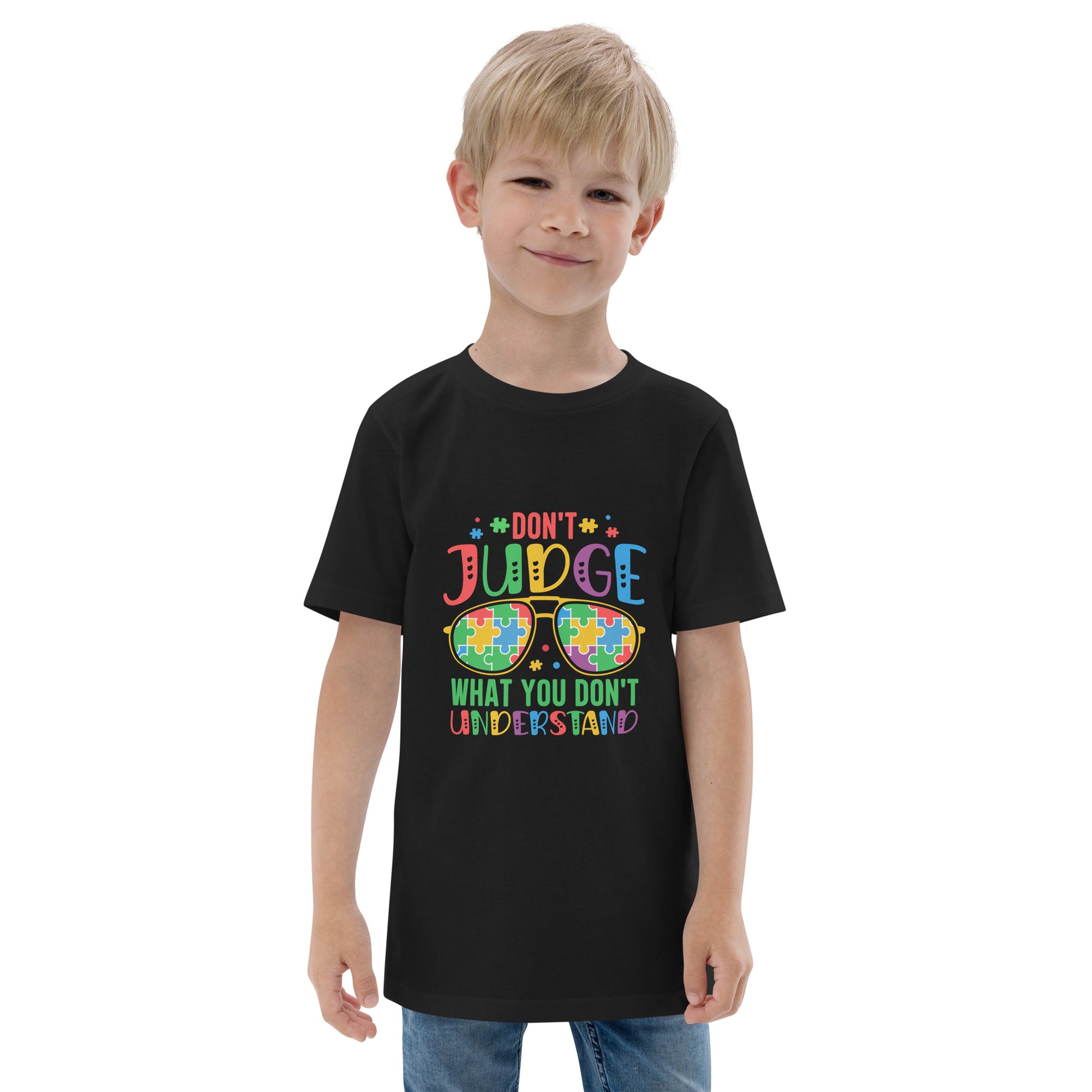 Don't Judge What You Don't Understand Youth Unisex T-shirt - Autism