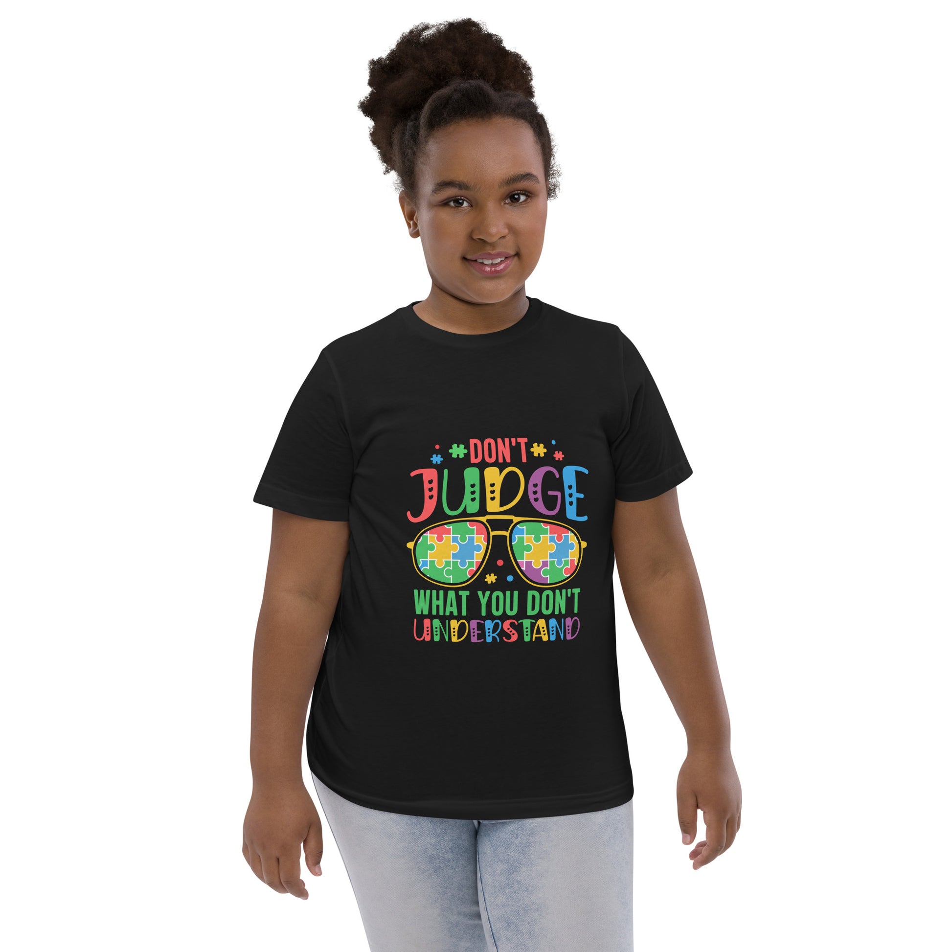 Don't Judge What You Don't Understand Youth Unisex T-shirt - Autism