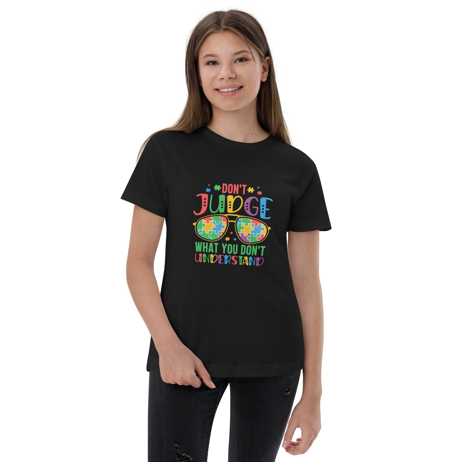 Don't Judge What You Don't Understand Youth Unisex T-shirt - Autism