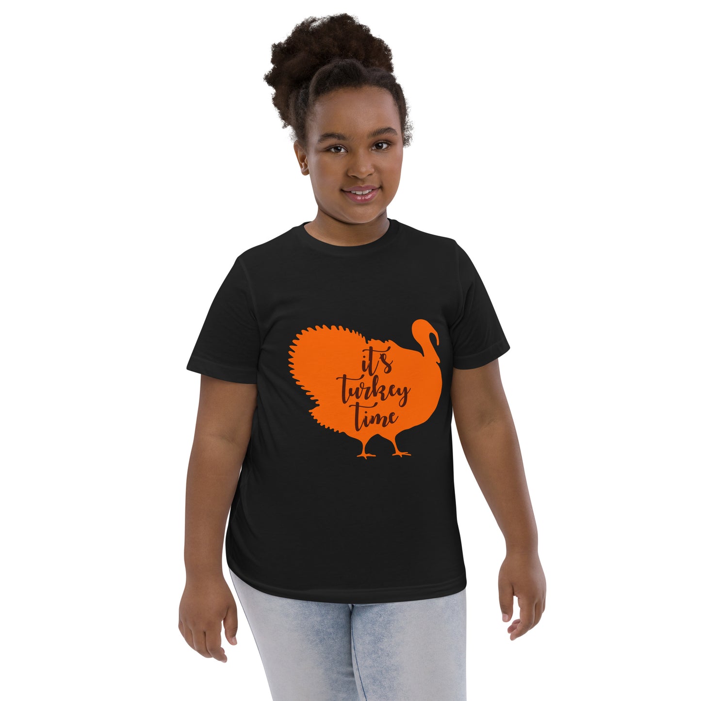 It's Turkey Time Youth jersey t-shirt