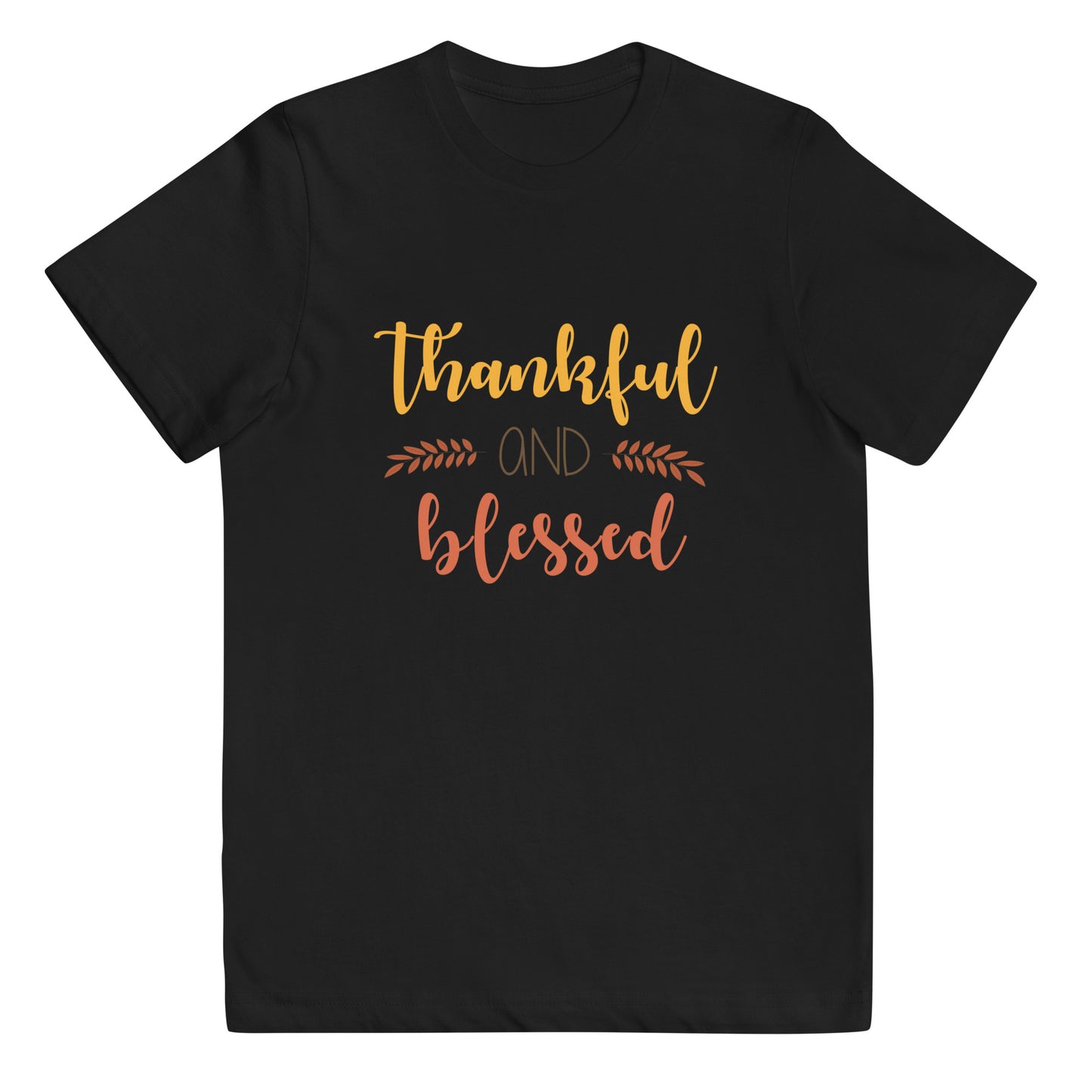 Thankful and Blessed Youth jersey t-shirt