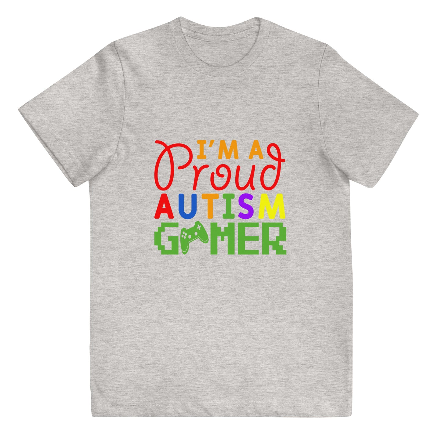I'm a Proud Autism Gamer Youth jersey t-shirt