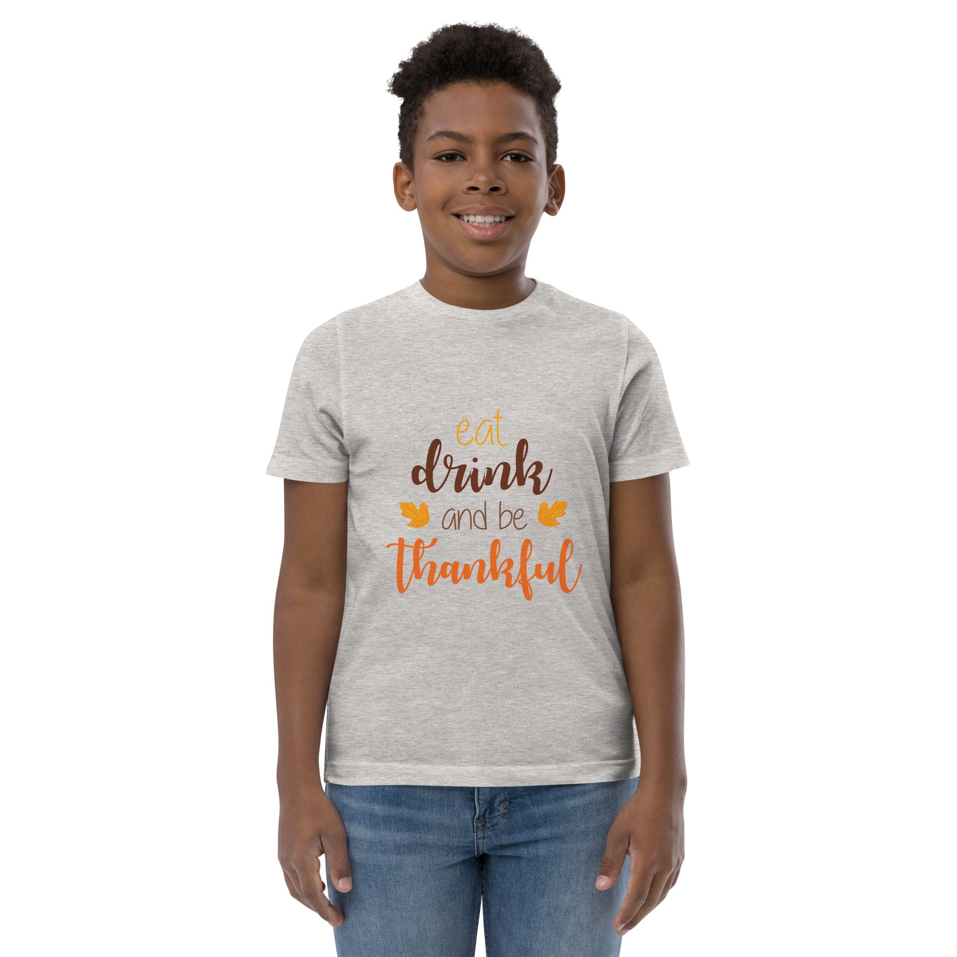 Eat Drink and Be Thankful Youth T-shirt