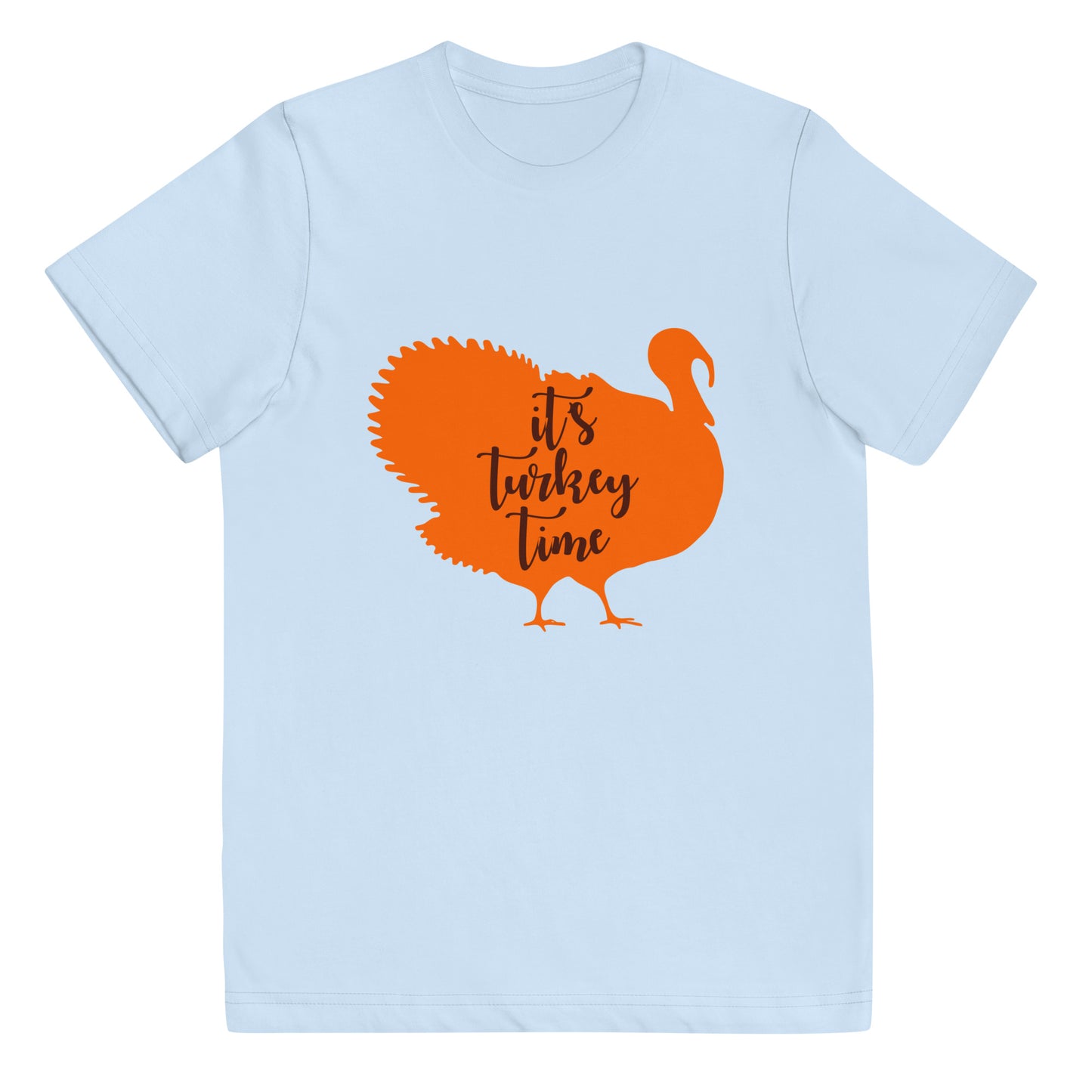 It's Turkey Time Youth jersey t-shirt